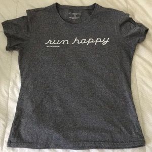 Brooks dry fit run happy shirt